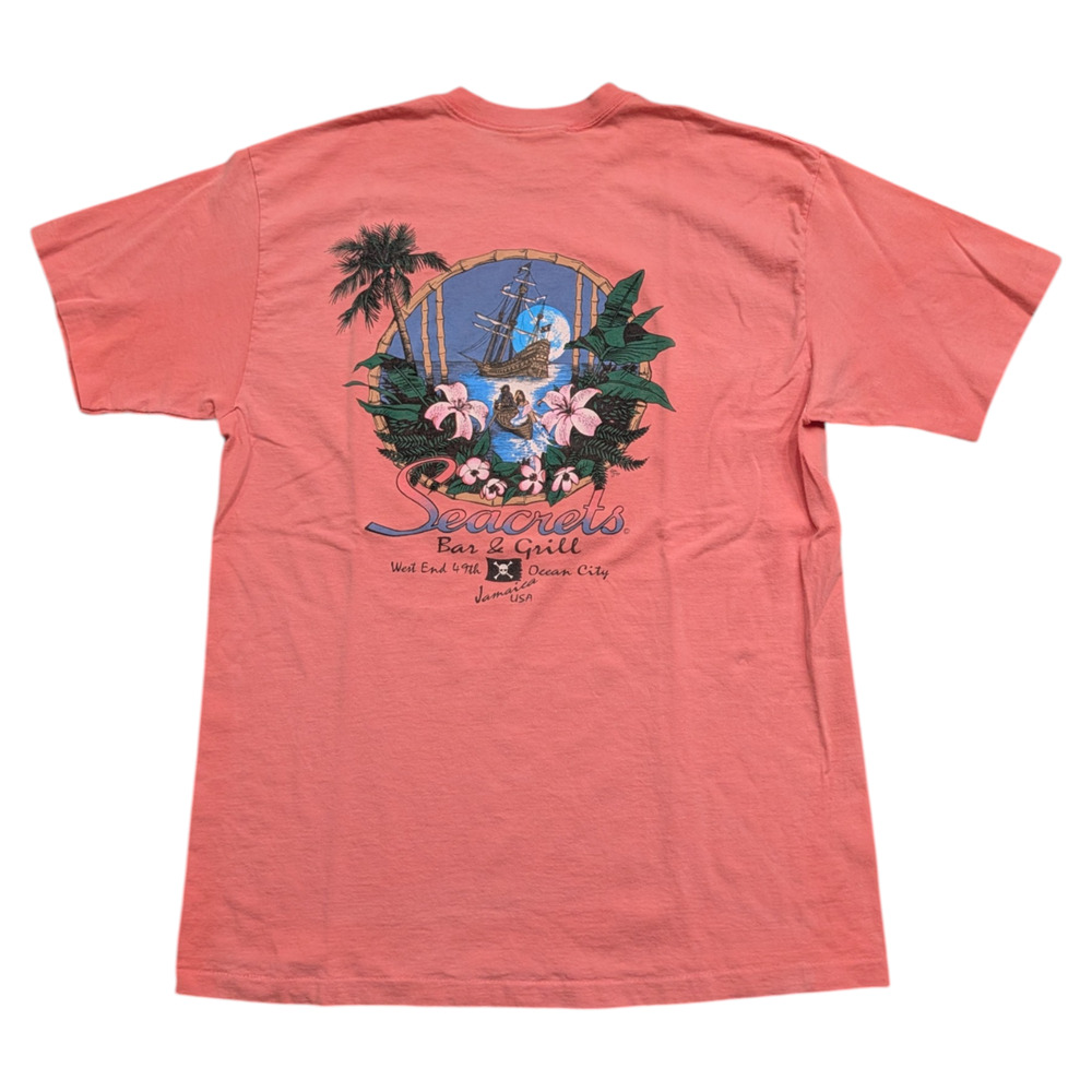 90s Seacrets Bar and Grill Short Sleeve T shirt